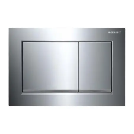 Geberit Omega 30 betjeningsplade - krom/mat krom