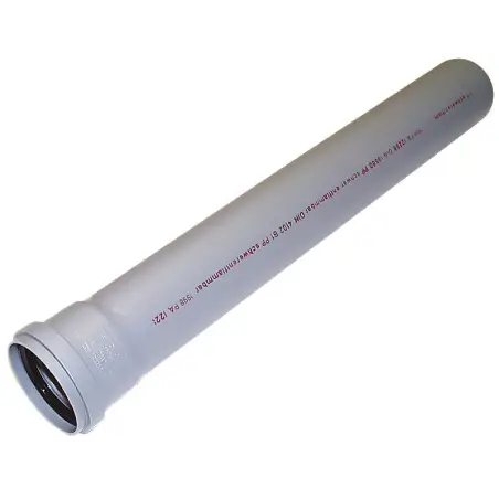 HTP rør m/1 muffe Ø32, 2000 mm