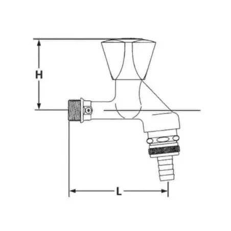 Aftapventil Matfork. 1/2