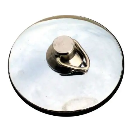 Dækplade Fork. M/kædehl.