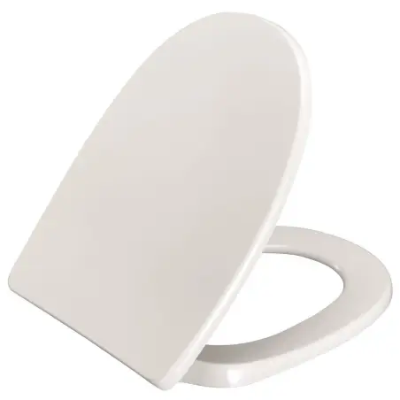 Pressalit 750 Nautic, Toiletsæde i hård plast - hvid - Med universal beslag