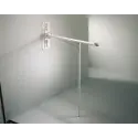 Toiletstøtte m ben, højdrereg.