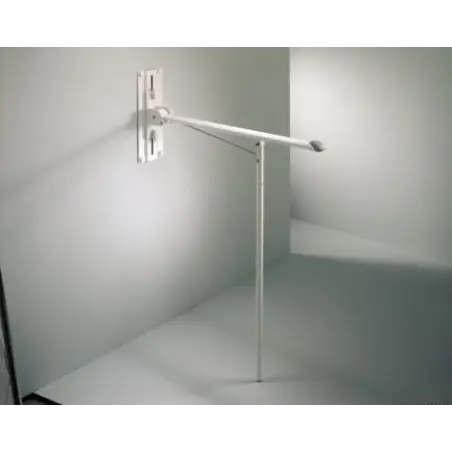 Toiletstøtte m ben, højdrereg.