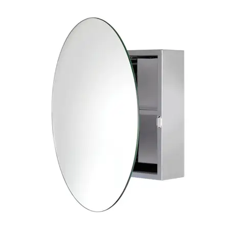 Hefe Severn skab med rundt spejl