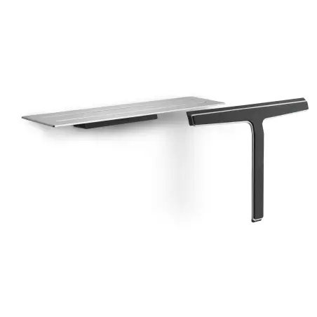 Unidrain ReFrame - Sæbehylde og bruseskraber Børstet stål