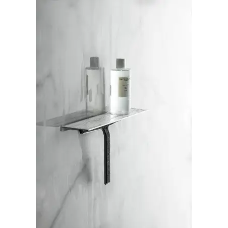 Unidrain ReFrame - Sæbehylde og bruseskraber Børstet stål