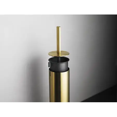 Unidrain ReFrame - Toiletbørste gulv Messing