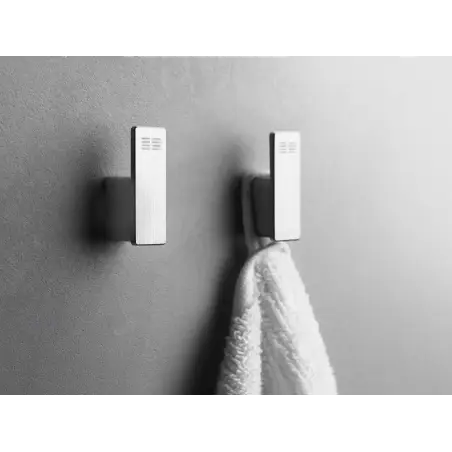 Unidrain ReFrame - Håndklædekrog (2 stk) Børstet stål