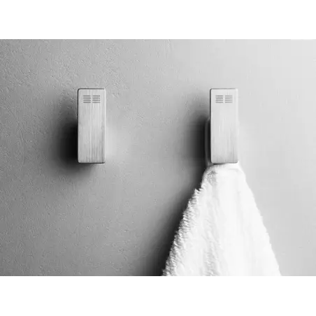 Unidrain ReFrame - Håndklædekrog (2 stk) Børstet stål