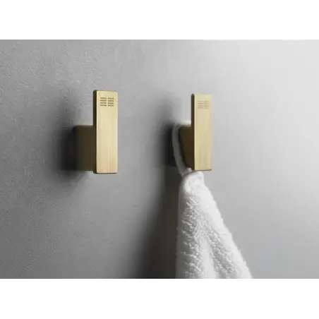 Unidrain ReFrame - Håndklædekrog (2 stk) Messing