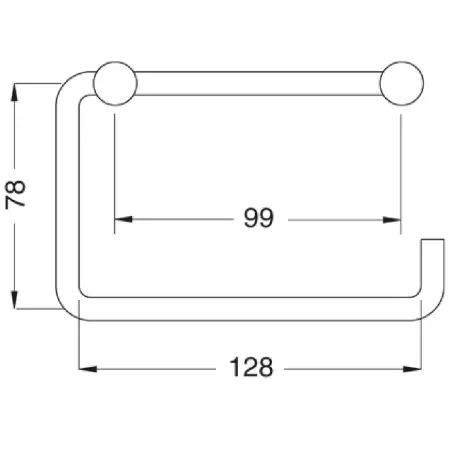 Vola toiletrulleholder