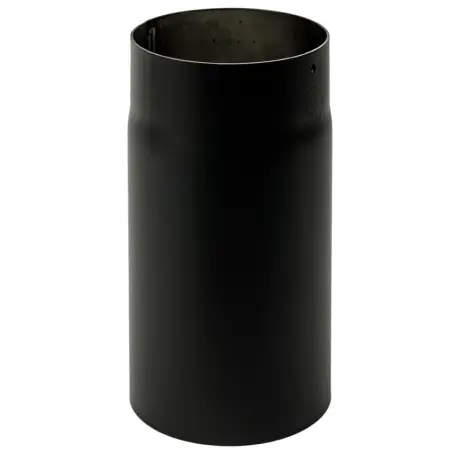 150mm længde 250mm x 2 mm Metalbestos Sorte røgrør