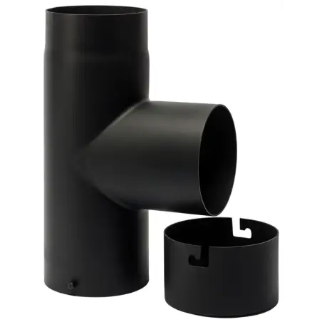 Metalbestos Sorte røgrør