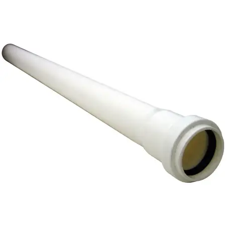 Nicoll HTP afløbsrør med muffe Ø32, 2000 mm, hvid.