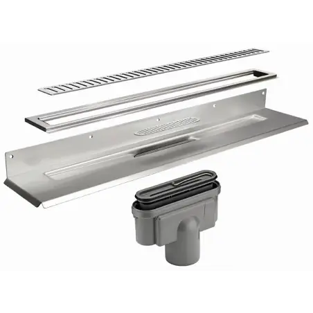 Unidrain Komplet Pakke 800mm til 8mm fliser 