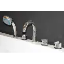 TopDesign hjørnespabad 140x140 - 2 personers