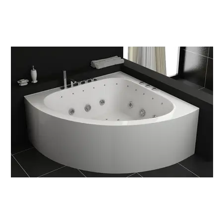 TopDesign hjørnespabad 150x150 - 2-3 personers