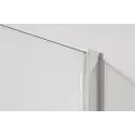 TopDesign Brusevæg 8mm, klar glas - 80x195cm - Nanobehandlet