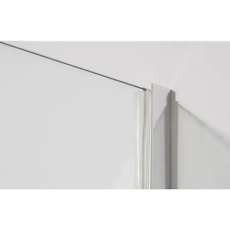 TopDesign Brusevæg 8mm, klar glas - 90x195cm - Nanobehandlet