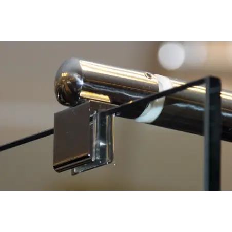 TopDesign Brusevæg 10mm, klar glas - 130x210cm - Nanobehandlet