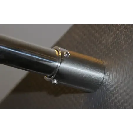 TopDesign Brusevæg 10mm, klar glas - 150x210cm - Nanobehandlet