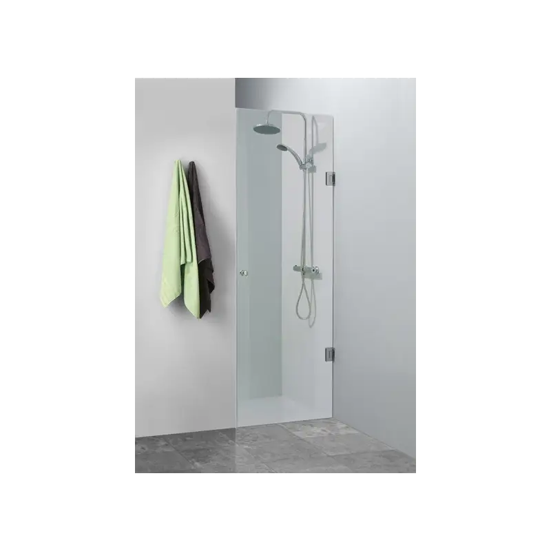 TopDesign Nichedør 8mm, klar glas - 70x200cm