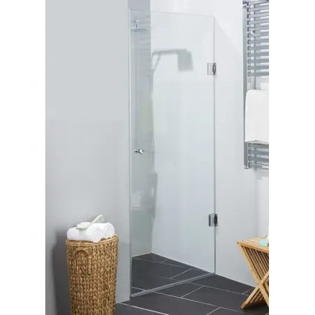 TopDesign Nichedør 8mm, klar glas - 90x195cm