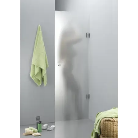 TopDesign Nichedør 8mm, frostet glas - 70x195cm