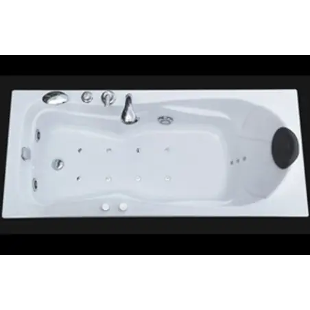 TopDesign spabad 180x80 - 1 personers - Højrevendt