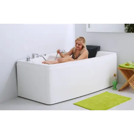 TopDesign spabad 161x101 - 1 personers - Højrevendt