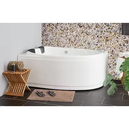 TopDesign spabad 170x120 - 2 personers - Venstrevendt