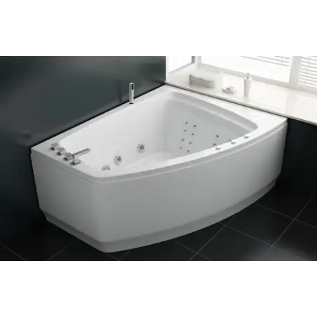 TopDesign spabad 183x91 - 2 personers - Hvid - Højre model