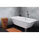 TopDesign fritstående firkantet badekar 170 X 80 cm