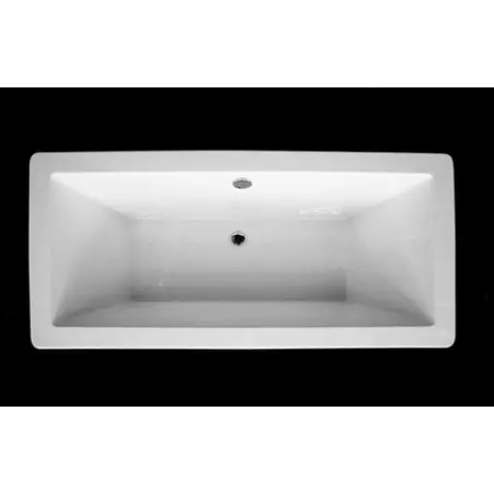 TopDesign fritstående firkantet badekar 170 X 80 cm