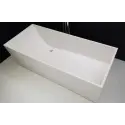 TopDesign fritstående firkantet stenbadekar 170 X 72 cm