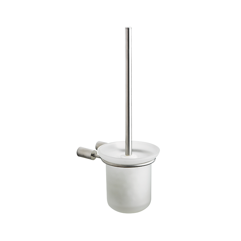 Pressalit Choice toiletbørste i rustfri stål - m/glasskål