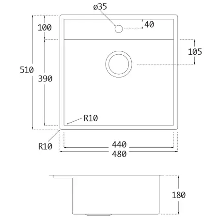 Stregtegning af Nexus 50