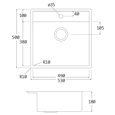 Stregtegning af Nexus 60
