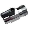 Broen Ballofix kuglehane med filter og kontraventil 3/4" x 1/2".