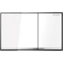 Betjeningsplade Omega 60, hvid glas