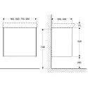 Ifø Sense Compact møbelpakke 90 x 36,6 cm, m/Sense håndvask