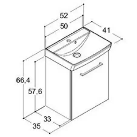 52 CM MIDO MØBELPAKKE M/LÅGE
