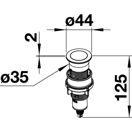 BLANCO PushControl fjernbetjening