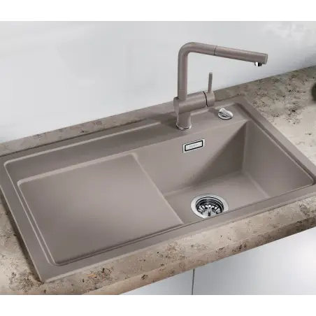 Blanco Linus-s køkkenarmatur i silgranit, med udtræk, Antracit