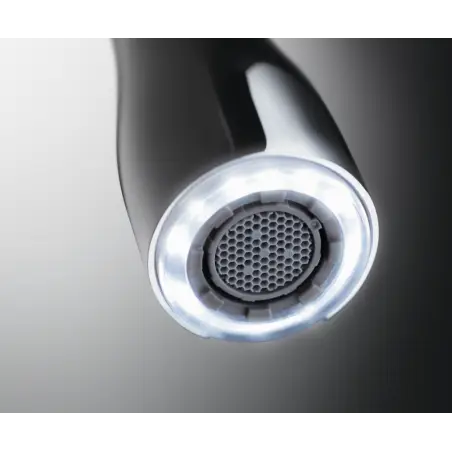 KWC EVE køkkenarmatur med lys - krom - høj model