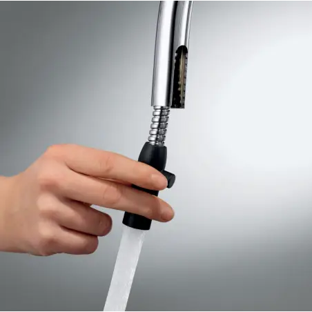 KWC ONO køkkenarmatur med udtrækstud - rustfrit stål