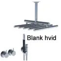 Vola 2471-051A - 18 indbygningsarmatur i blank hvid