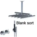 Vola 2471-051A - 17 indbygningsarmatur i blank sort