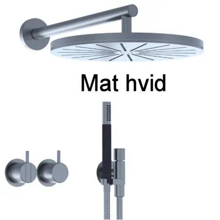 Vola 2471-061-28 mat hvid