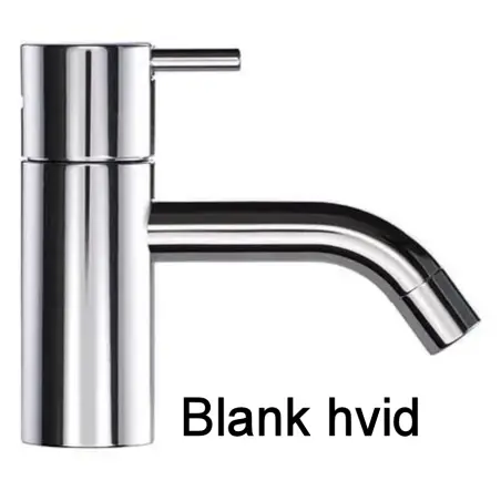 Vola HV1 - 18 Håndvaskarmatur i blank hvid